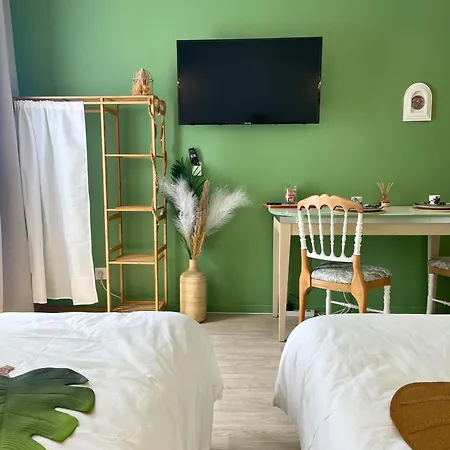 Boudoir - Clim-wifi-twin-gare Apartment Lourdes